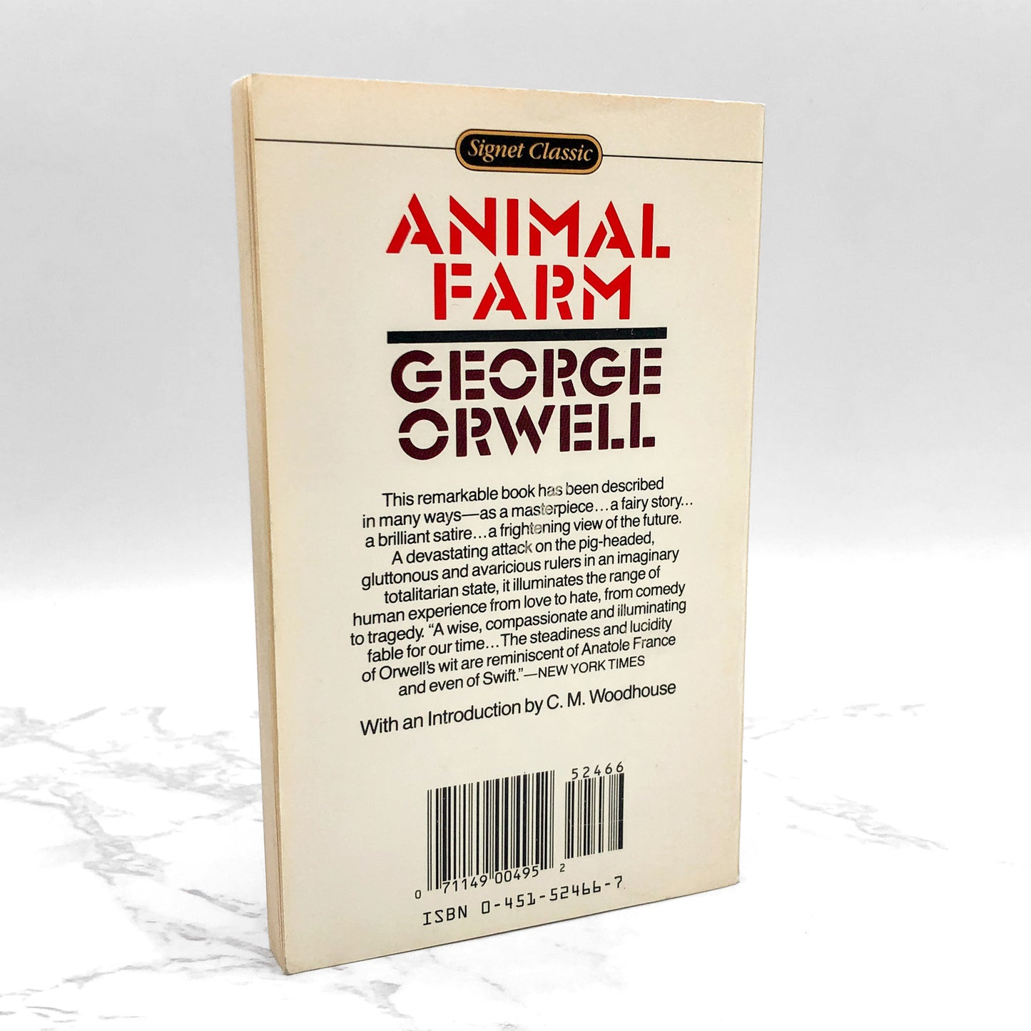 Animal Farm by George Orwell [1986 PAPERBACK] • Signet Classic