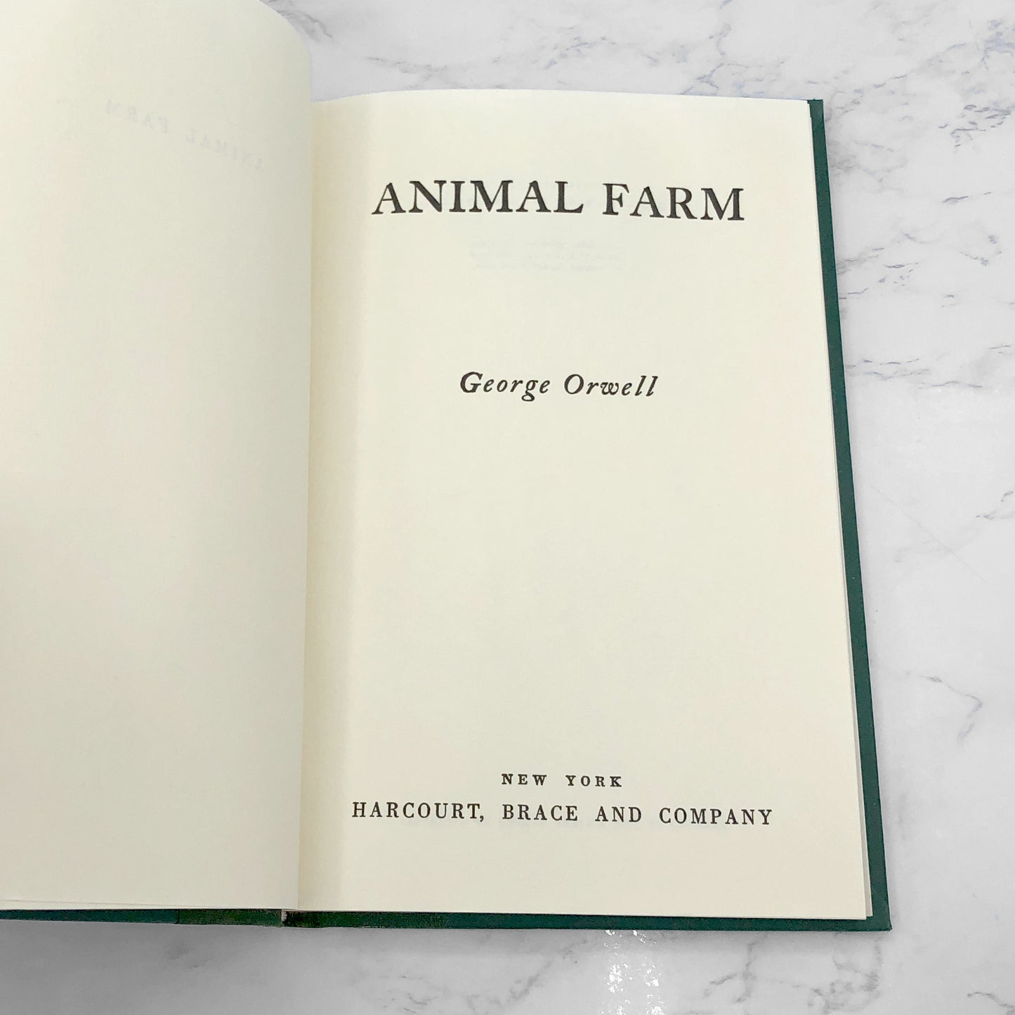Animal Farm by George Orwell [1946 HARDCOVER] • Harcourt Brace & Co.