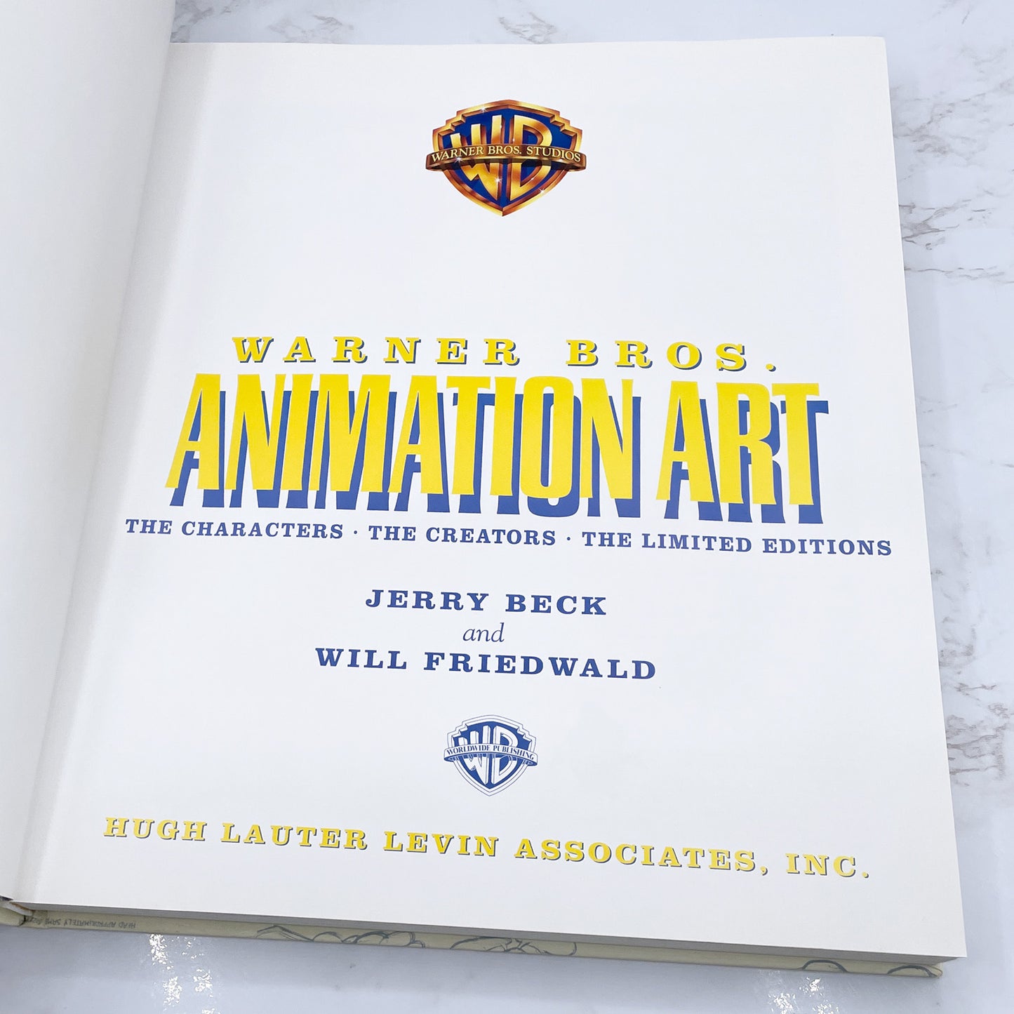 Warner Bros. Animation Art: The Characters, Creators & Limited Editions by Jerry Beck & Will Friedwald [FIRST EDITION ART BOOK] 1997