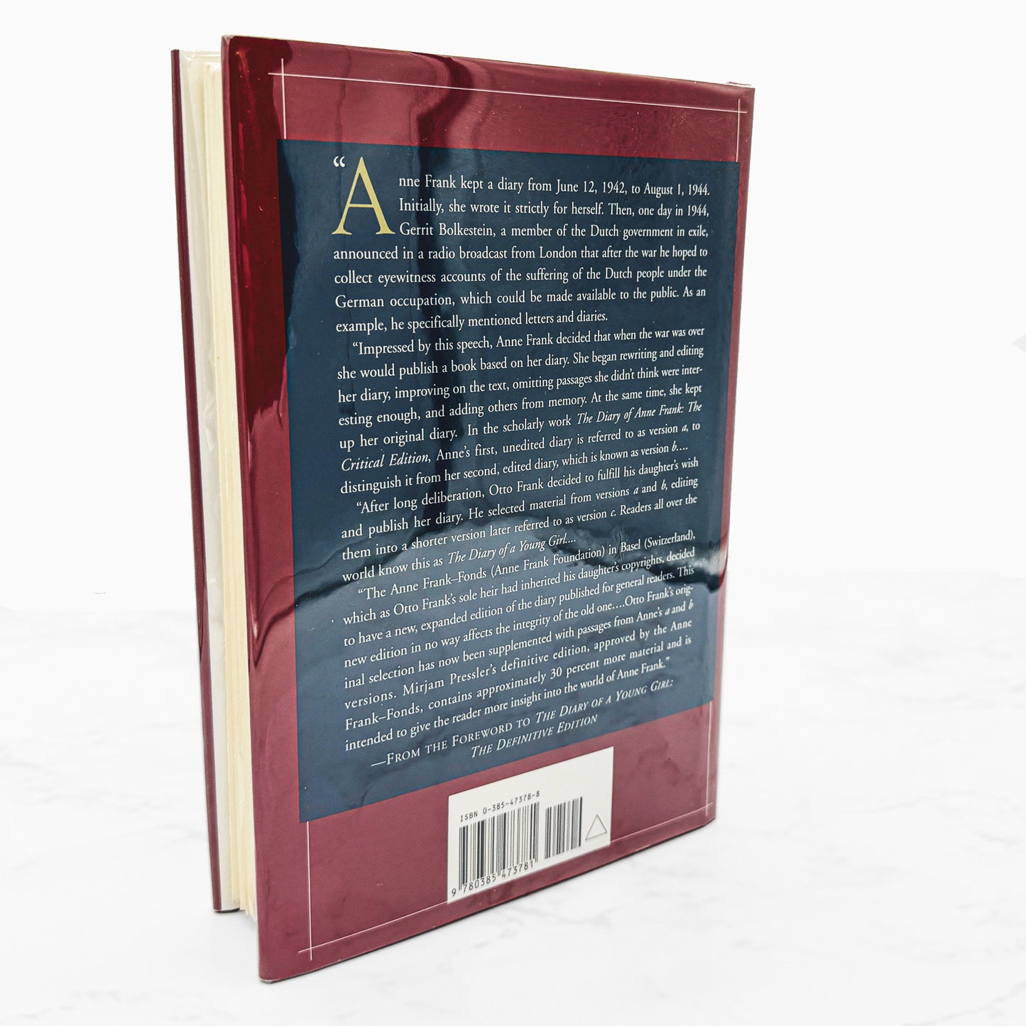 Anne Frank: The Diary of a Young Girl [DEFINITIVE EDITION HARDCOVER] 1995 • Doubleday