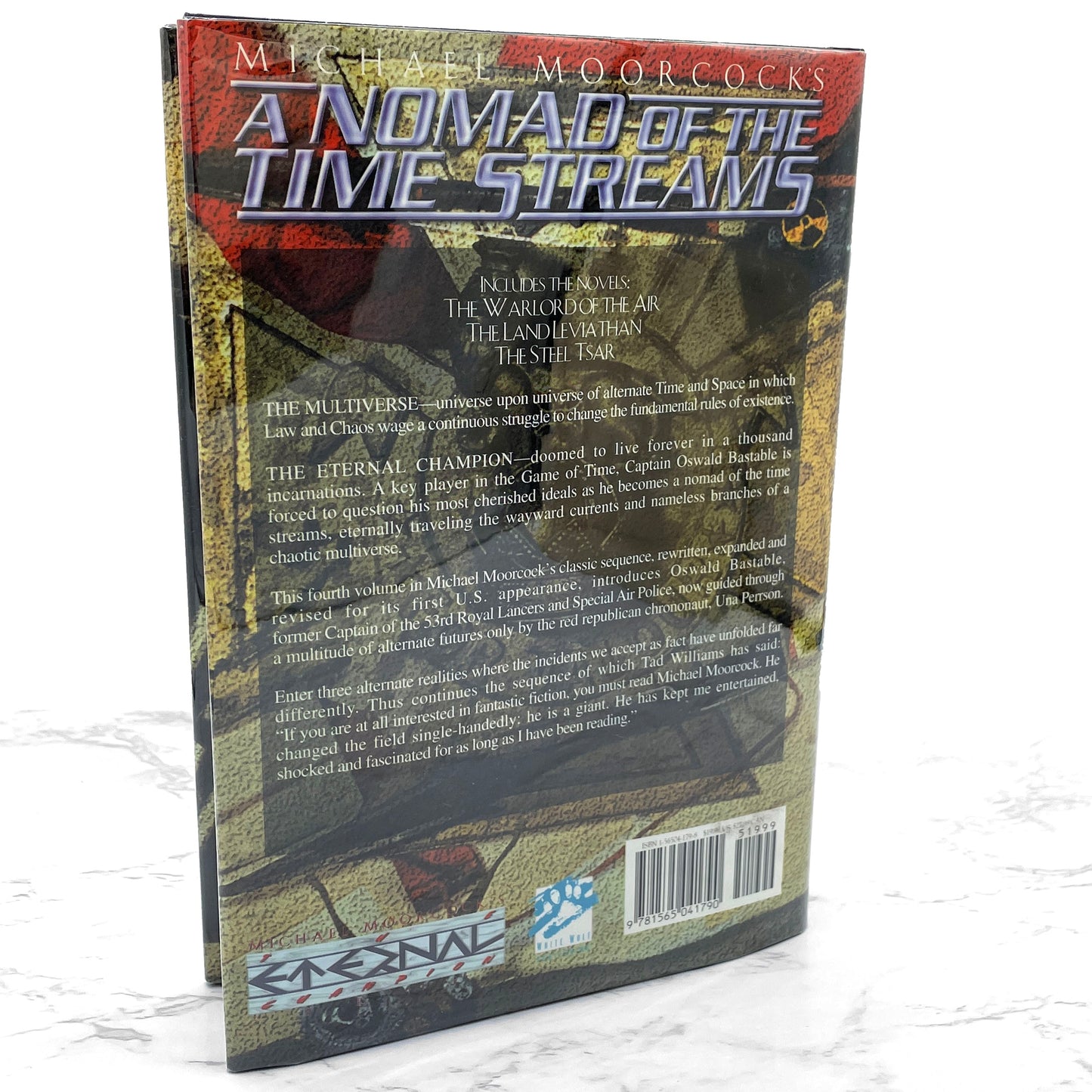 A Nomad of the Time Streams by Michael Moorcock [FIRST HARDCOVER EDITION] 1995 • White Wolf