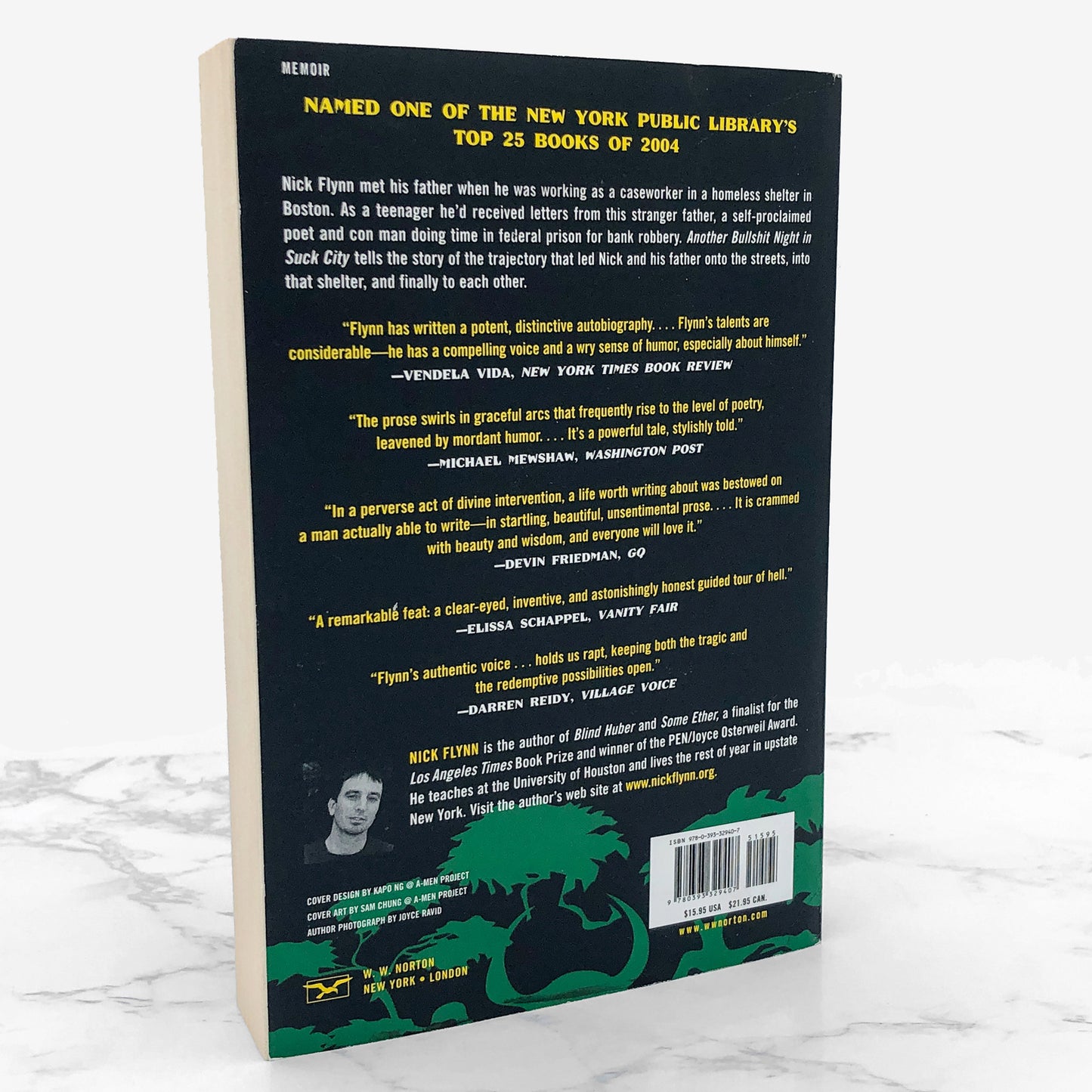 Another Bullshit Night in Suck City by Nick Flynn [FIRST PAPERBACK EDITION] 2005 • W.W. Norton