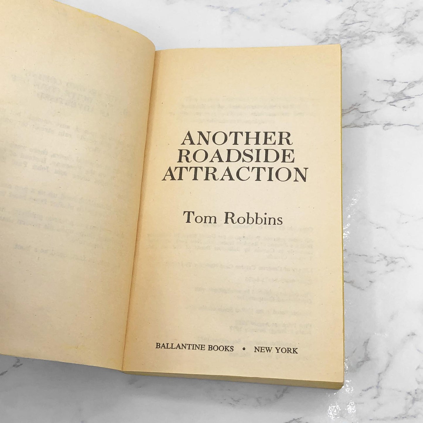 Another Roadside Attraction by Tom Robbins [1977 PAPERBACK] • Ballantine