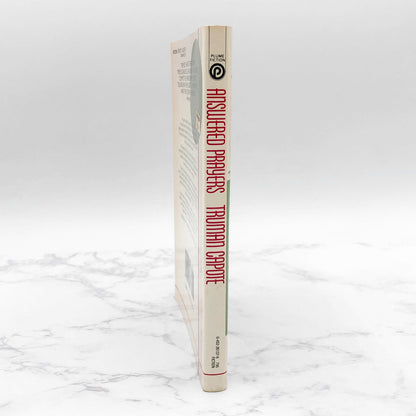 Answered Prayers: The Unfinished Novel by Truman Capote [FIRST PAPERBACK PRINTING] 1988 • Plume