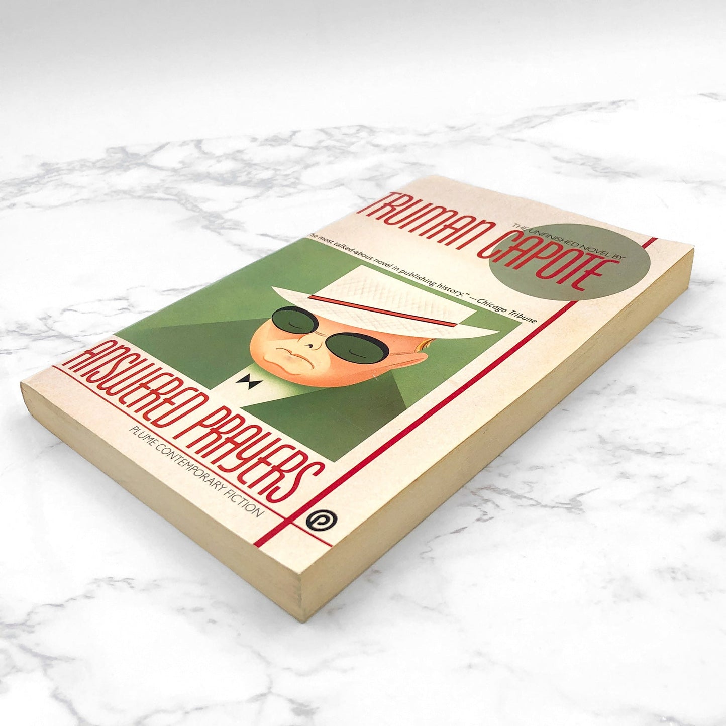 Answered Prayers: The Unfinished Novel by Truman Capote [FIRST PAPERBACK PRINTING] 1988 • Plume
