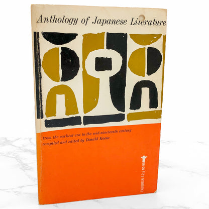 Anthology of Japanese Literature: From the Earliest Era to the mid-19th Century edited by Donald Keene [TRADE PAPERBACK] 1978 • Grove Press