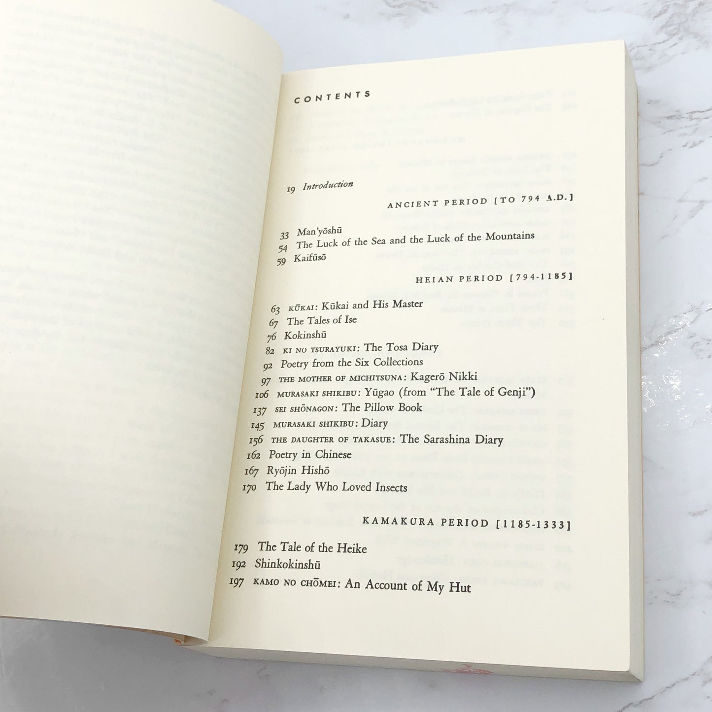 Anthology of Japanese Literature: From the Earliest Era to the mid-19th Century edited by Donald Keene [TRADE PAPERBACK] 1978 • Grove Press