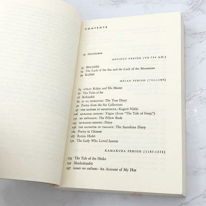 Anthology of Japanese Literature: From the Earliest Era to the mid-19th Century edited by Donald Keene [TRADE PAPERBACK] 1978 • Grove Press