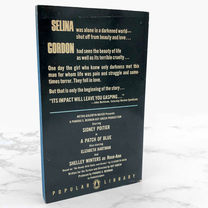 A Patch of Blue by Elizabeth Kata aka "Be Ready with Bells and Drums" [MOVIE TIE-IN PAPERBACK] 1965 • Popular Library