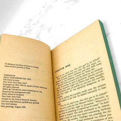 Appointment with Death by Agatha Christie [1971 PAPERBACK] • Dell Books