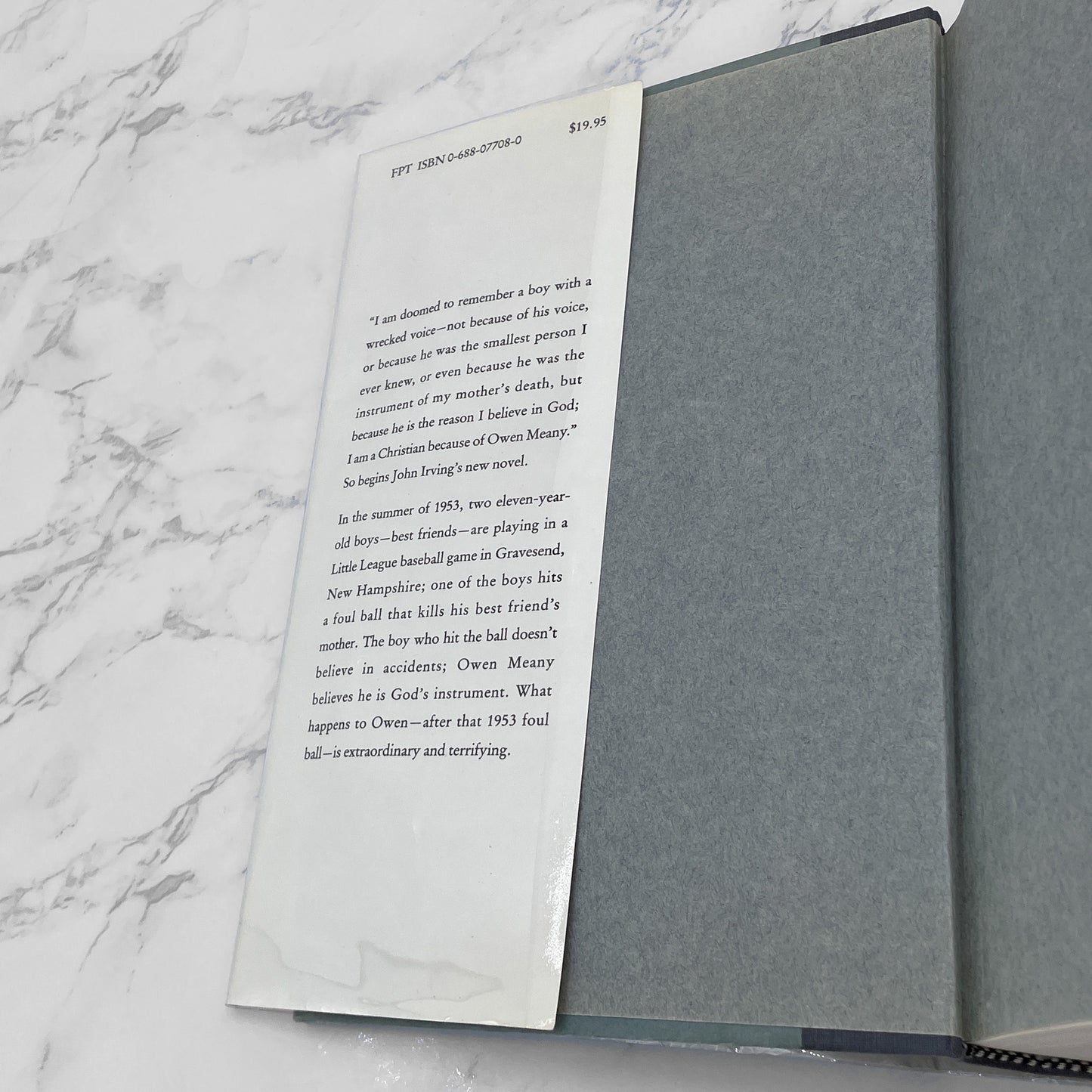 A Prayer for Owen Meany by John Irving [FIRST EDITION • FIRST PRINTING] 1989 • William Morrow