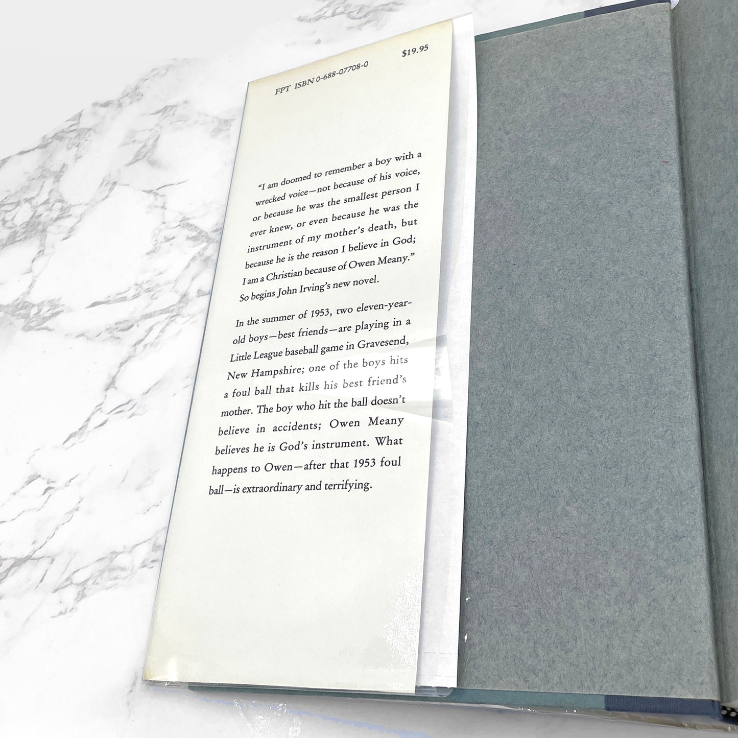 A Prayer for Owen Meany by John Irving [FIRST EDITION • FIRST PRINTING] 1989