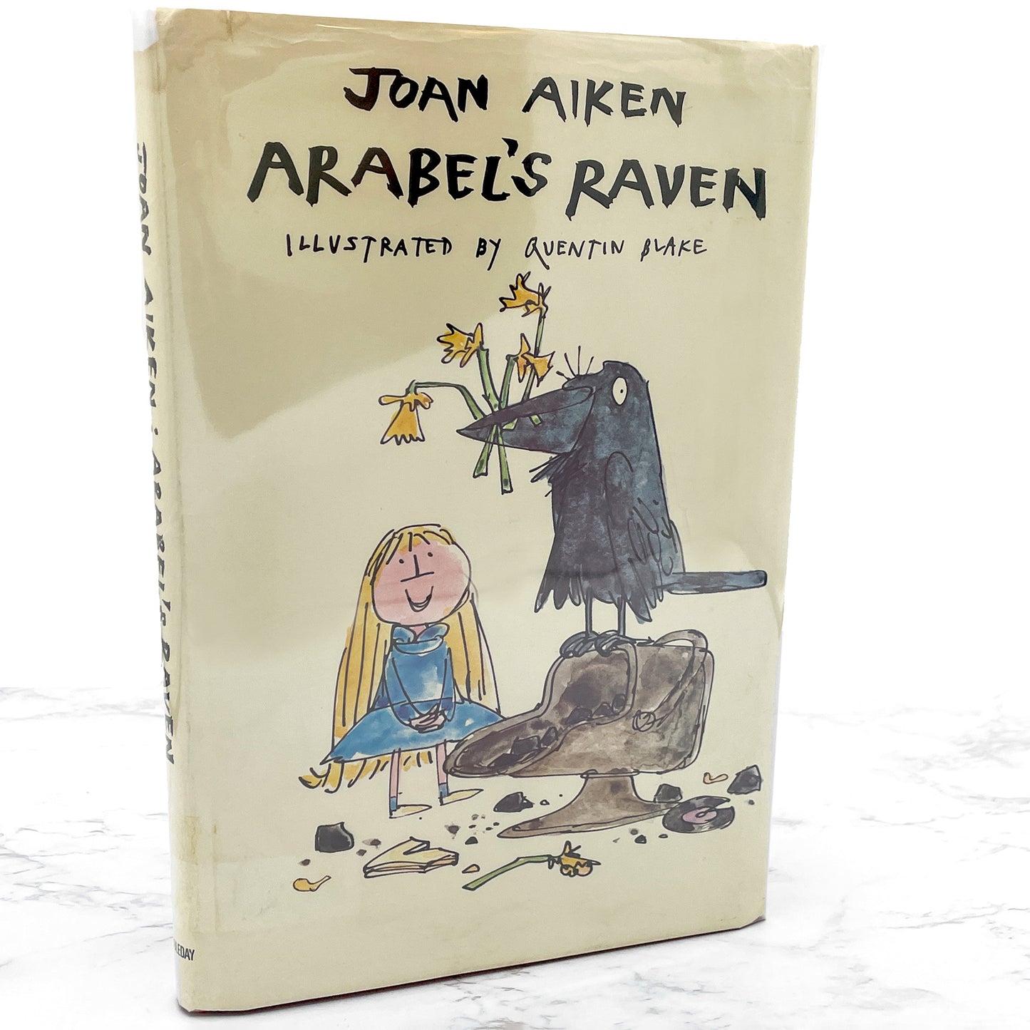 Arabel's Raven by Joan Aiken & illustrated by Quentin Blake [FIRST EDITION] • 1974 • Doubleday & Co.