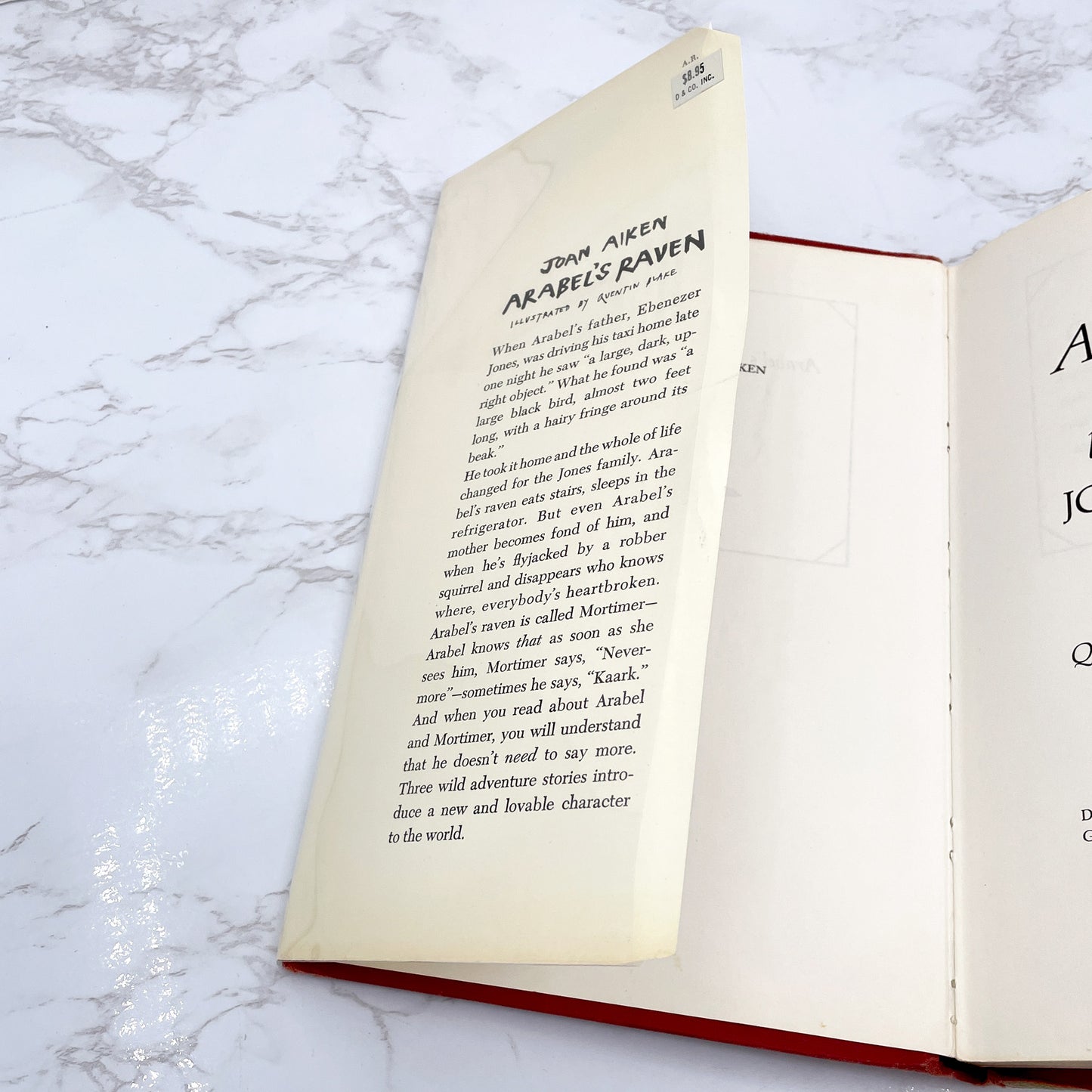 Arabel's Raven by Joan Aiken & illustrated by Quentin Blake [FIRST EDITION] • 1974 • Doubleday & Co.