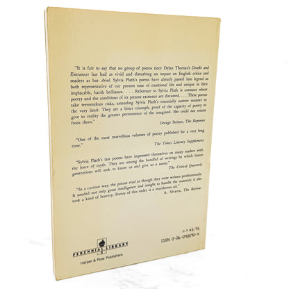 Ariel: Poems by Sylvia Plath [FIRST U.S. PAPERBACK EDITION] • 17th Printing • Harper & Row