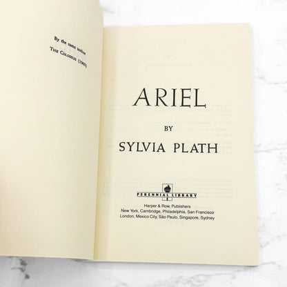 Ariel: Poems by Sylvia Plath [FIRST U.S. PAPERBACK EDITION] • 17th Printing • Harper & Row