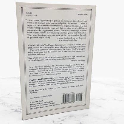 A Room of One’s Own by Virginia Woolf [TRADE PAPERBACK] 1989 • Harvest / Harcourt