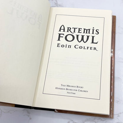 Artemis Fowl by Eoin Colfer [FIRST EDITION] 2001 • Talk Miramax