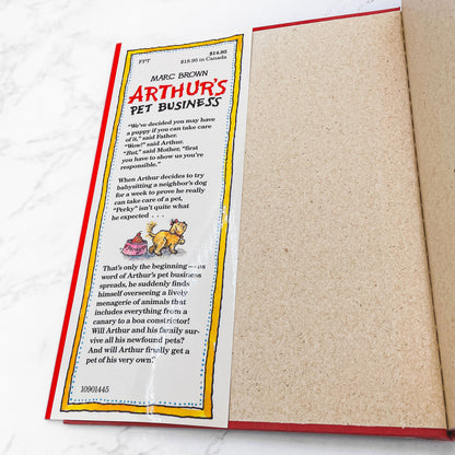 Arthur's Pet Business by Marc Brown SIGNED! [FIRST EDITION • FIRST PRINTING] 1990 • Little Brown