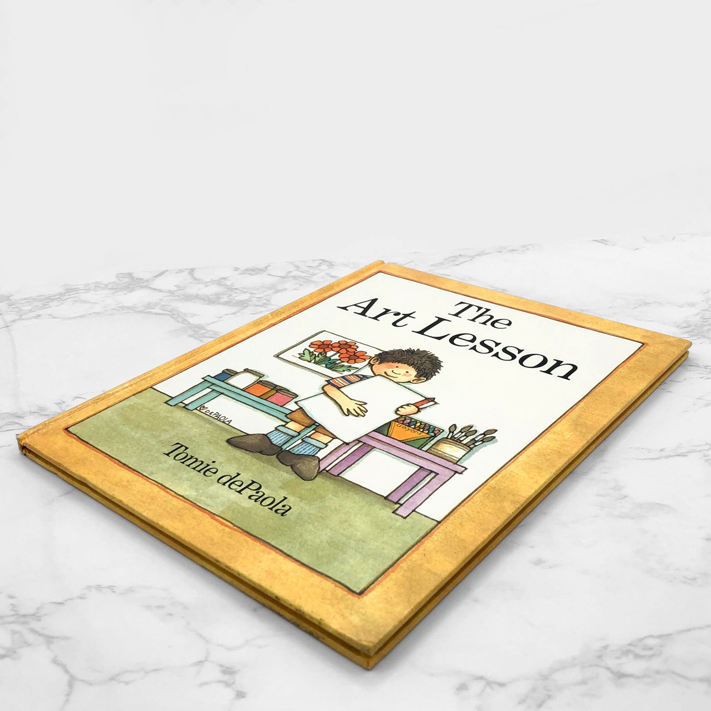 The Art Lesson by Tomie dePaola SIGNED! [FIRST EDITION] 1989 • Putnam