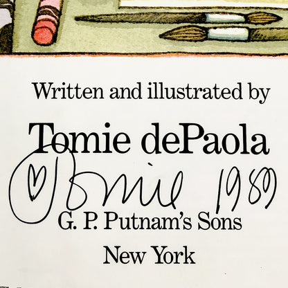 The Art Lesson by Tomie dePaola SIGNED! [FIRST EDITION] 1989 • Putnam