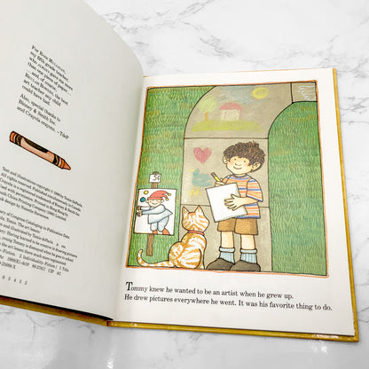 The Art Lesson by Tomie dePaola SIGNED! [FIRST EDITION] 1989 • Putnam
