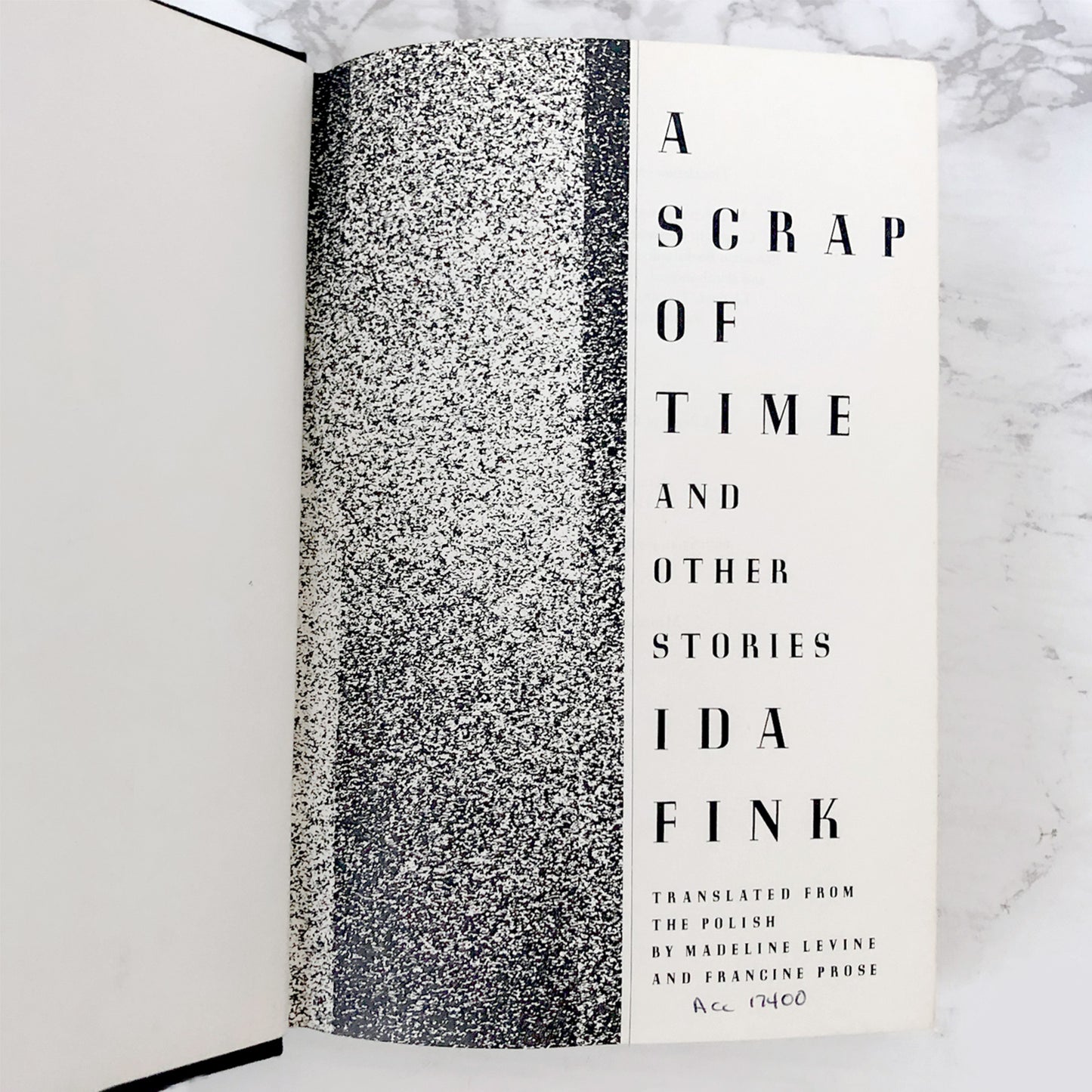 A Scrap of Time & Other Stories by Ida Fink [U.S. FIRST EDITION • FIRST PRINTING] 1987 • Random House