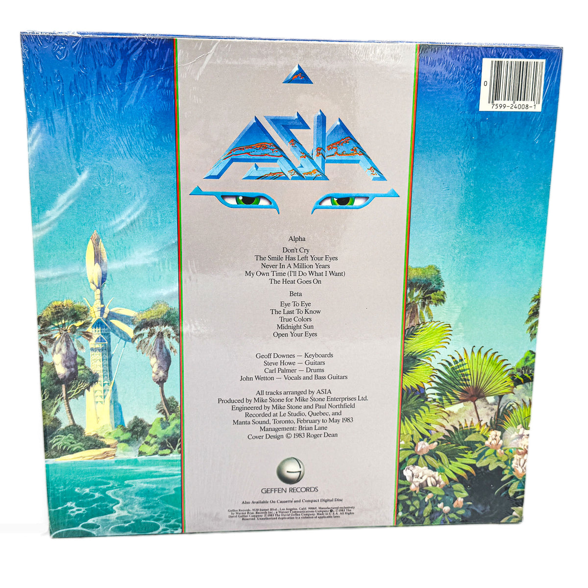 Asia – Alpha [VINYL LP] 1983 • Geffen • Mint in Shrink!