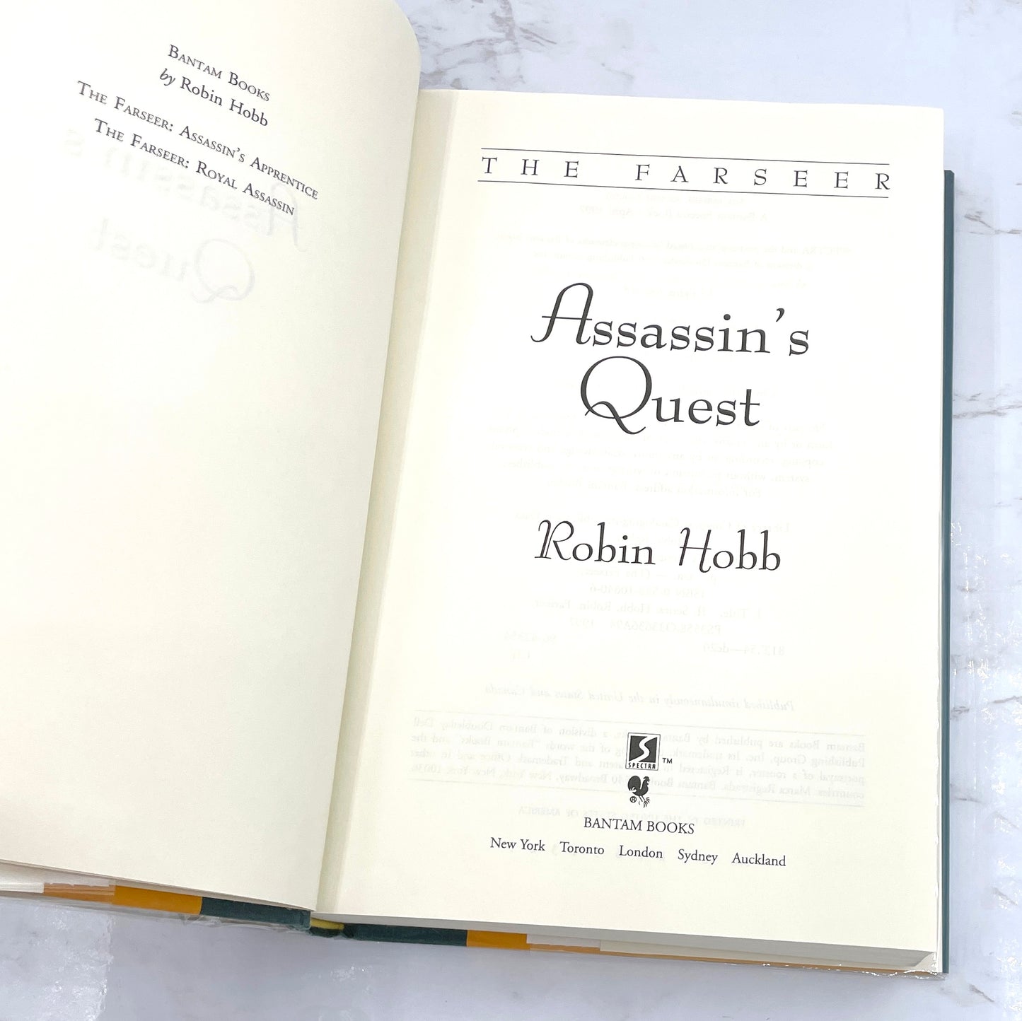 Assassin's Quest by Robin Hobb [FIRST EDITION • FIRST PRINTING] 1997 • Bantam Spectra