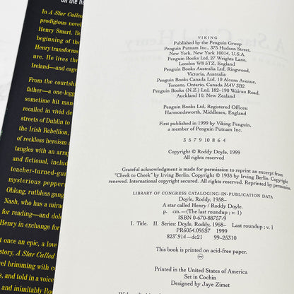 A Star Called Henry by Roddy Doyle [U.S. FIRST EDITION] 1999 • Viking