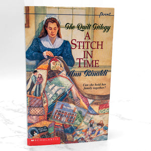 A Stitch in Time by Ann Rinaldi [FIRST PAPERBACK EDITION] 1994 • Point