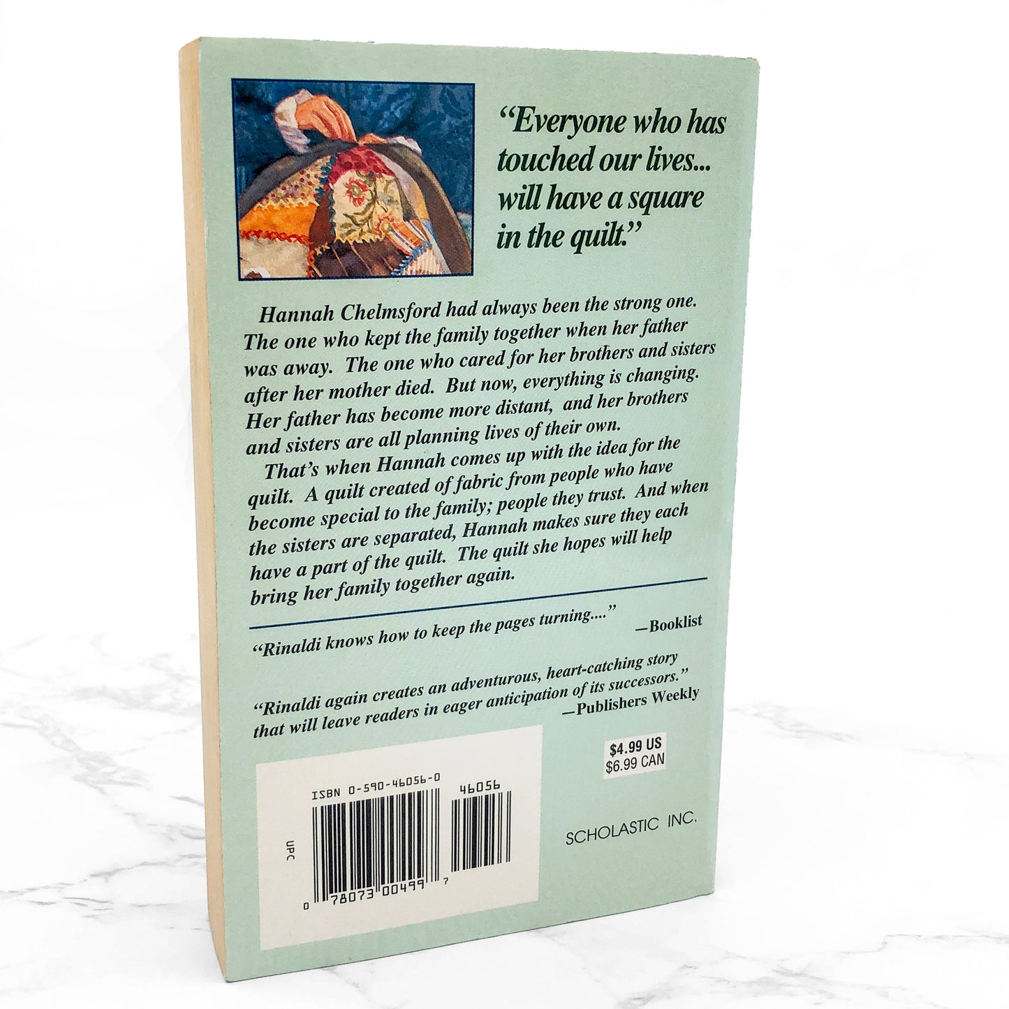 A Stitch in Time by Ann Rinaldi [FIRST PAPERBACK EDITION] 1994 • Point