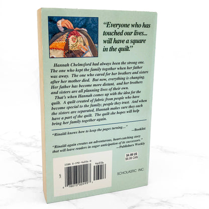 A Stitch in Time by Ann Rinaldi [FIRST PAPERBACK EDITION] 1994 • Point