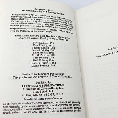 The Llewellyn Practical Guide to Astral Projection by Melita Denning & Osborne Phillips [TRADE PAPERBACK] 1985