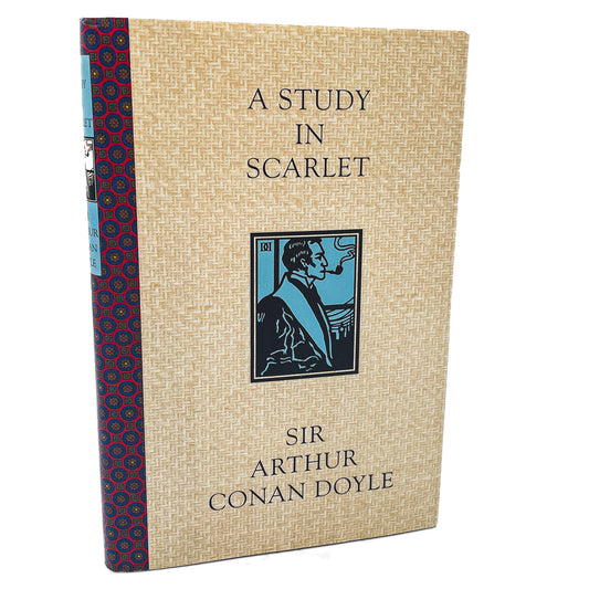 A Study in Scarlet by Arthur Conan Doyle [ILLUSTRATED HARDCOVER] 1994 • BOTM • Sherlock #1