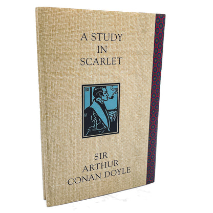 A Study in Scarlet by Arthur Conan Doyle [ILLUSTRATED HARDCOVER] 1994 • BOTM • Sherlock #1