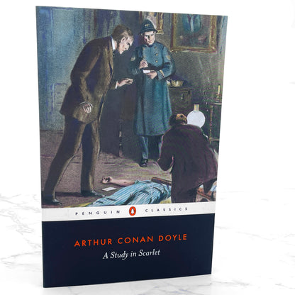 A Study in Scarlet by Arthur Conan Doyle [U.K. TRADE PAPERBACK] 2001 • Penguin Classics