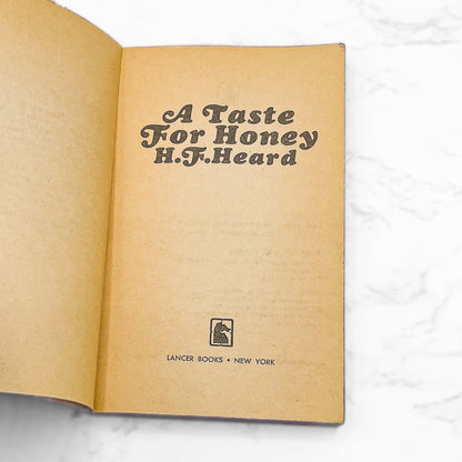 A Taste for Honey by H.F. Heard [1967 PAPERBACK] Lancer Books