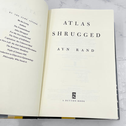 Atlas Shrugged by Ayn Rand [35th ANNIVERSARY HARDCOVER] 1992 • Dutton Books