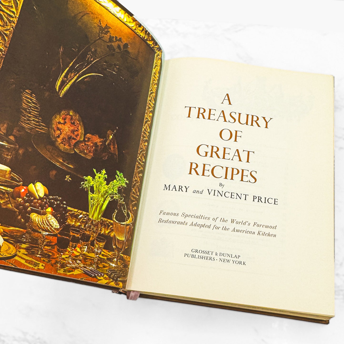 A Treasury of Great Recipes by Vincent Price & Mary Price [FIRST EDITION] 1965 • Ampersand