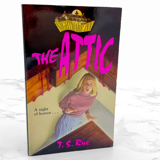 Nightmare Inn #4: The Attic by T.S. Rue [FIRST EDITION PAPERBACK] 1993 • Harper