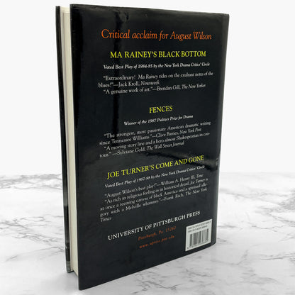 Three Plays by August Wilson (Ma Rainey's Black Bottom, Fences & Joe Turner's Come and Gone) [FIRST EDITION OMNIBUS] 1991 • Pitt