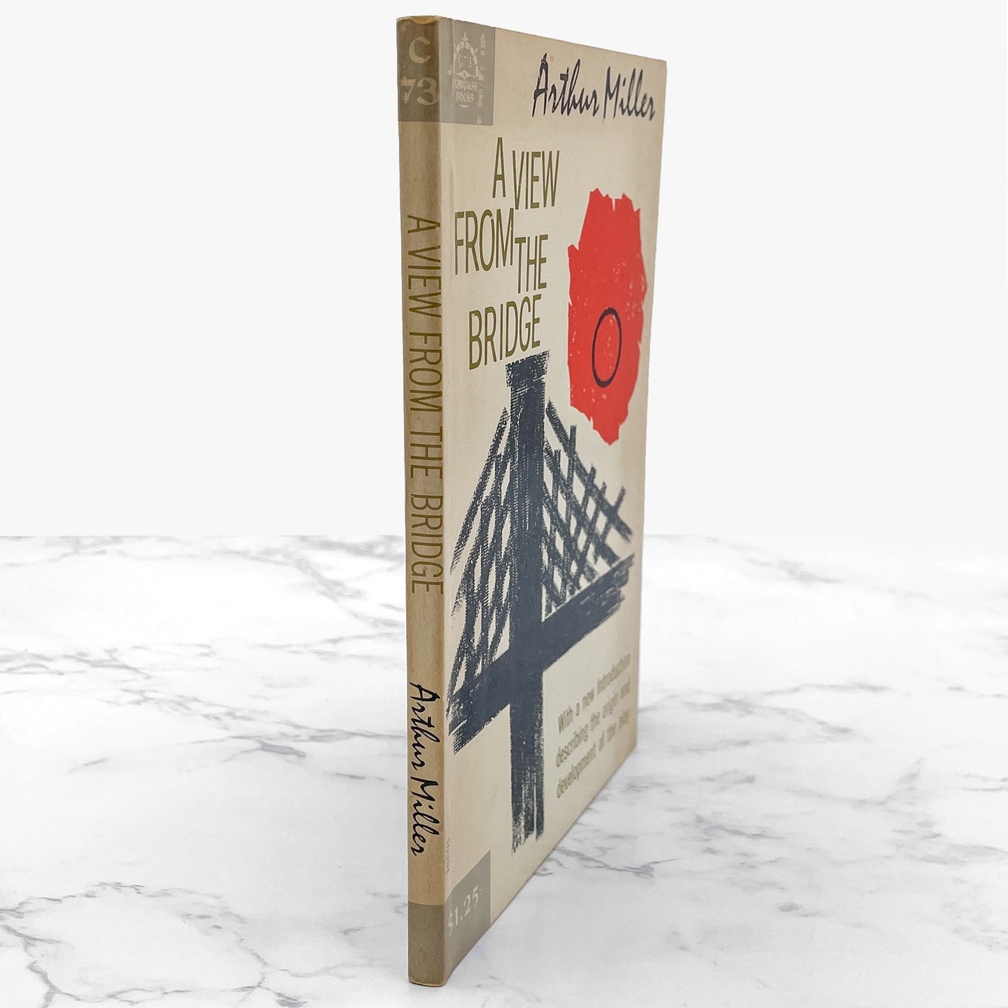 A View From the Bridge by Arthur Miller [FIRST TRADE PAPERBACK EDITION] 1960 • Compass Books