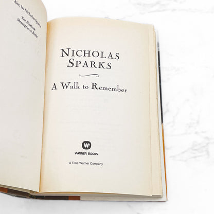 A Walk to Remember by Nicholas Sparks [FIRST EDITION • FIRST PRINTING] 1999 • Warner