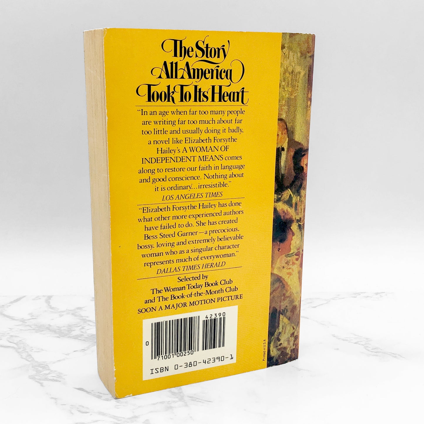 A Woman of Independent Means by Elizabeth Forsythe Hailey [FIRST PAPERBACK EDITION] 1979