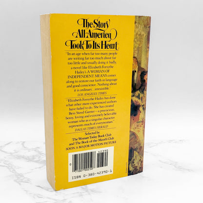 A Woman of Independent Means by Elizabeth Forsythe Hailey [FIRST PAPERBACK EDITION] 1979