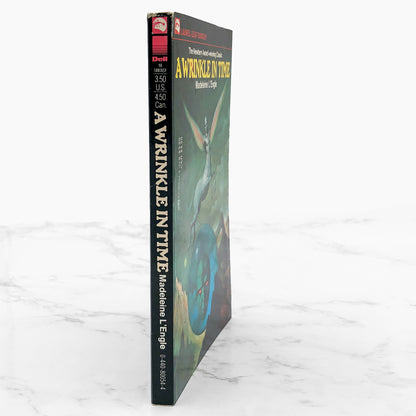 A Wrinkle in Time by Madeleine L'Engle [1976 PAPERBACK] Dell • Laurel-Leaf