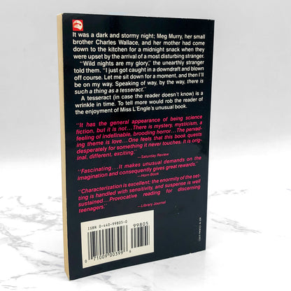 A Wrinkle in Time by Madeleine L'Engle [1976 PAPERBACK] Dell • Laurel-Leaf