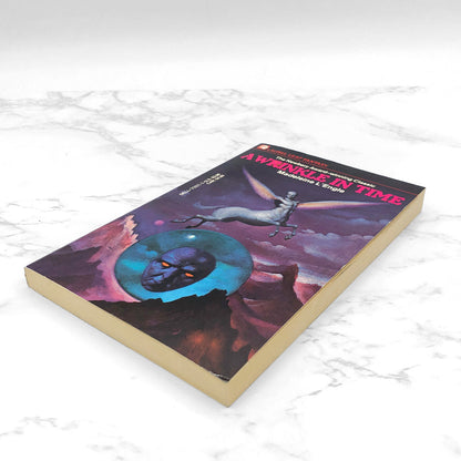 A Wrinkle in Time by Madeleine L'Engle [1976 PAPERBACK] Dell • Laurel-Leaf