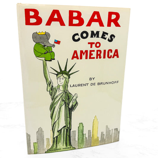 Babar Comes to America by Jean de Brunhoff [U.S. FIRST EDITION] 1965 • Random House